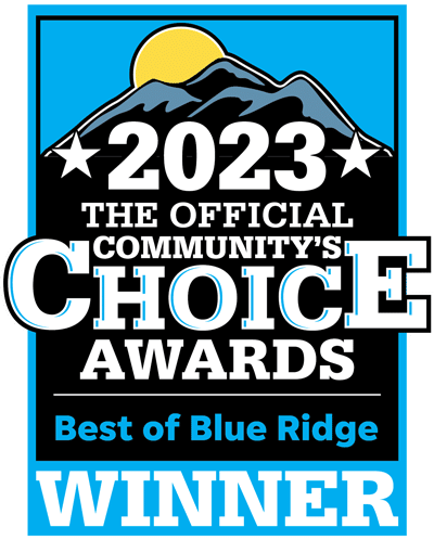 2023 Best of Blue Ridge Community's Choice Awards Winner