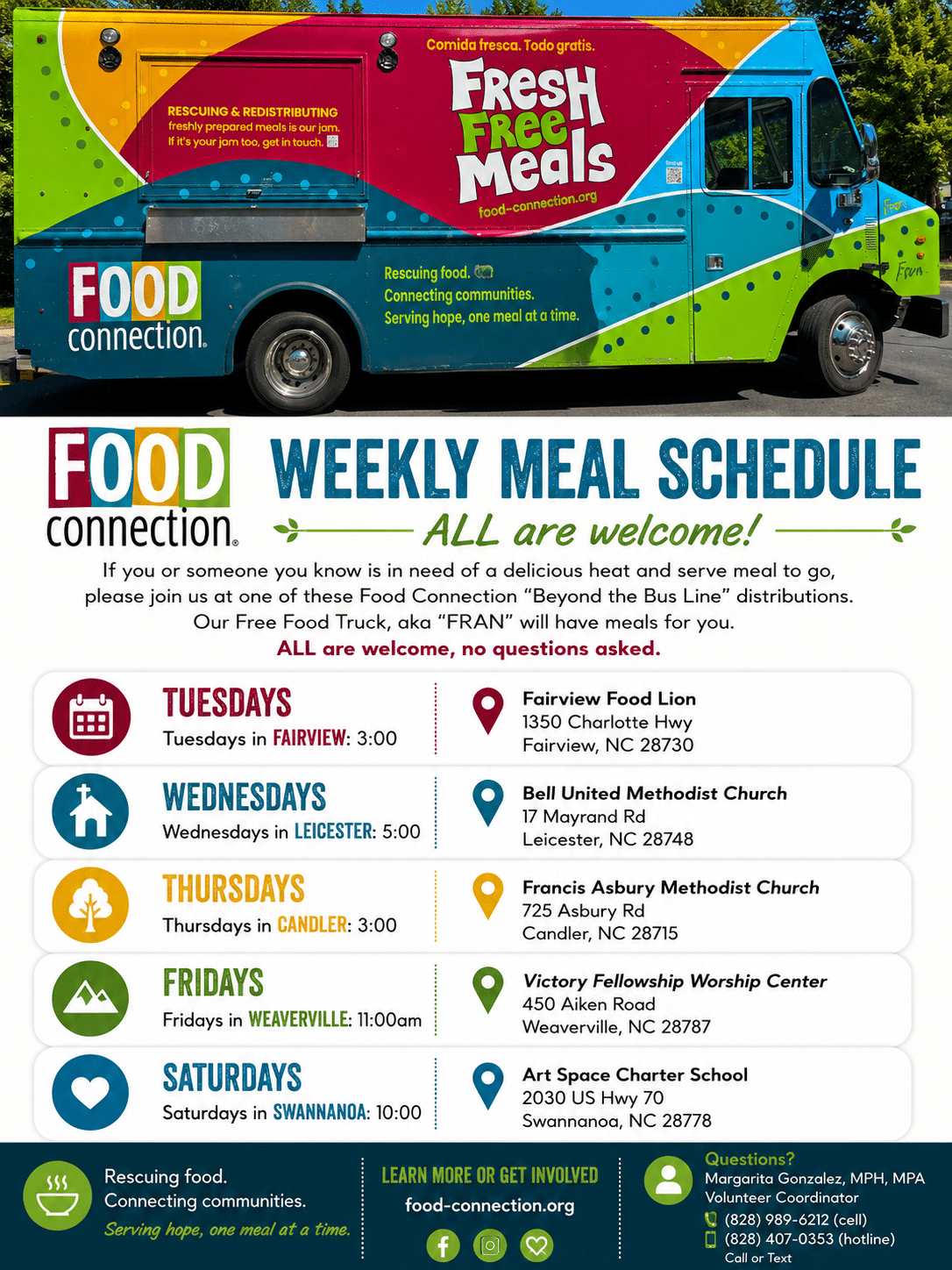 Friday Workforce Solutions team volunteering at Food Connection in Asheville NC preparing meals